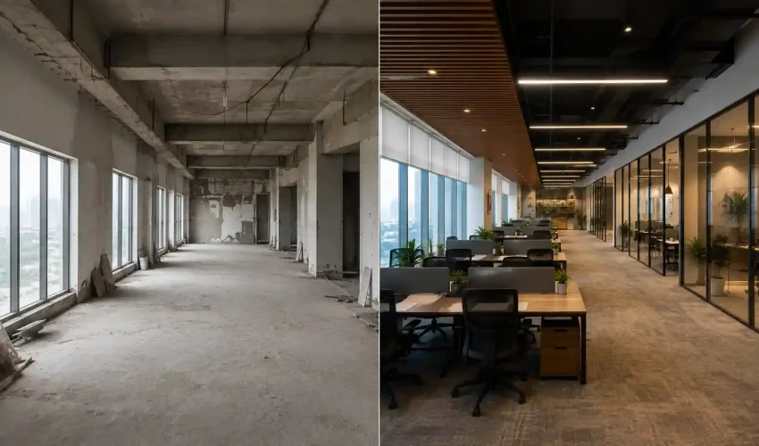 SN Construction Hub Commercial Interior Design